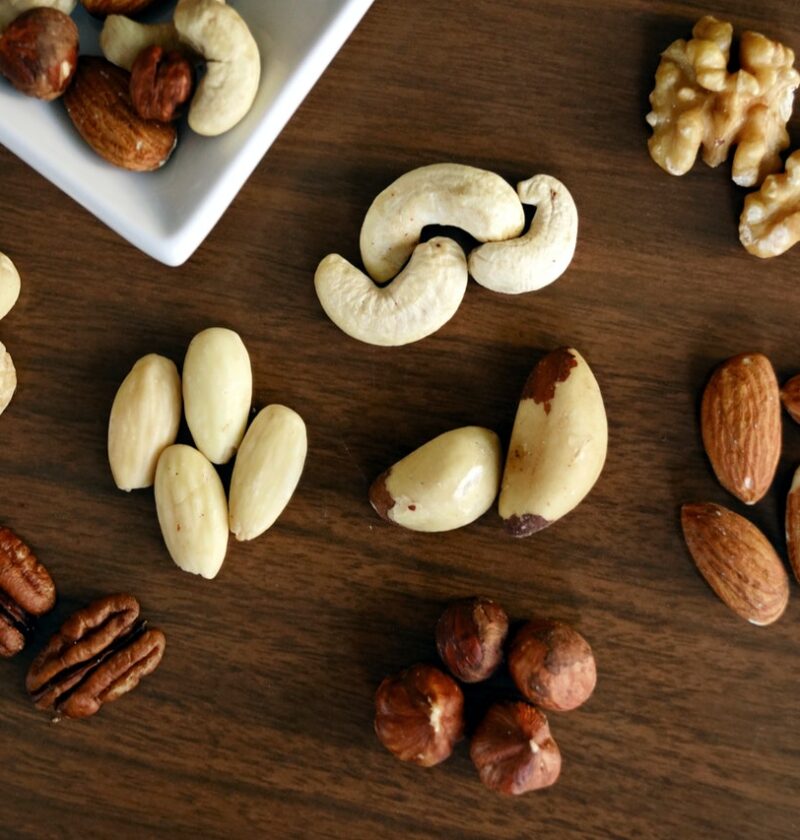 vedrschillende soorten noten